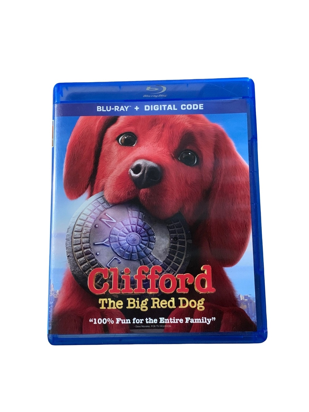 Clifford the Big Red Dog Blu-ray + Digital Code Family Movie Disc Case 2021